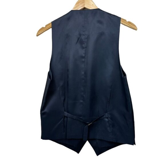 Alfani Men's Solid Suit Vest, Navy, 40 Slim - Picture 4 of 5